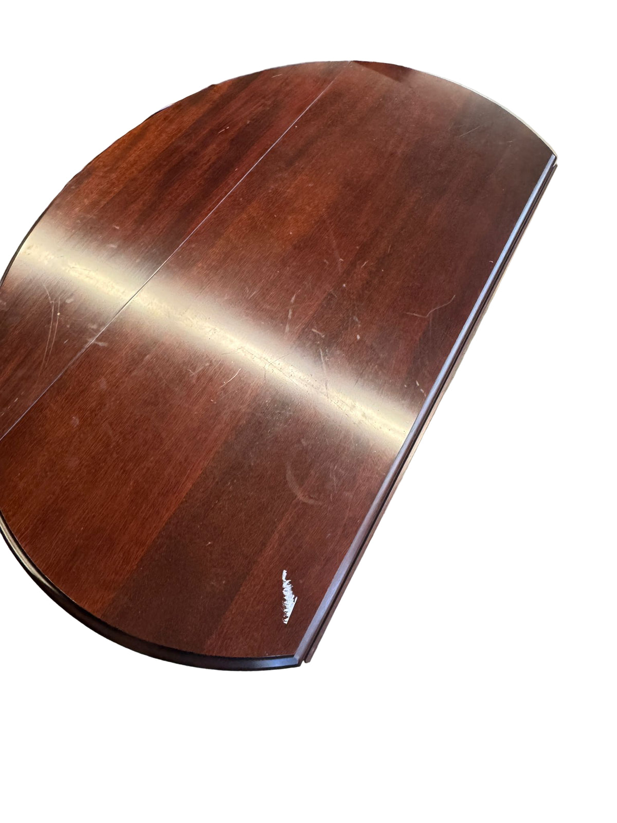 48"W Wood Drop-Leaf Coffee Table