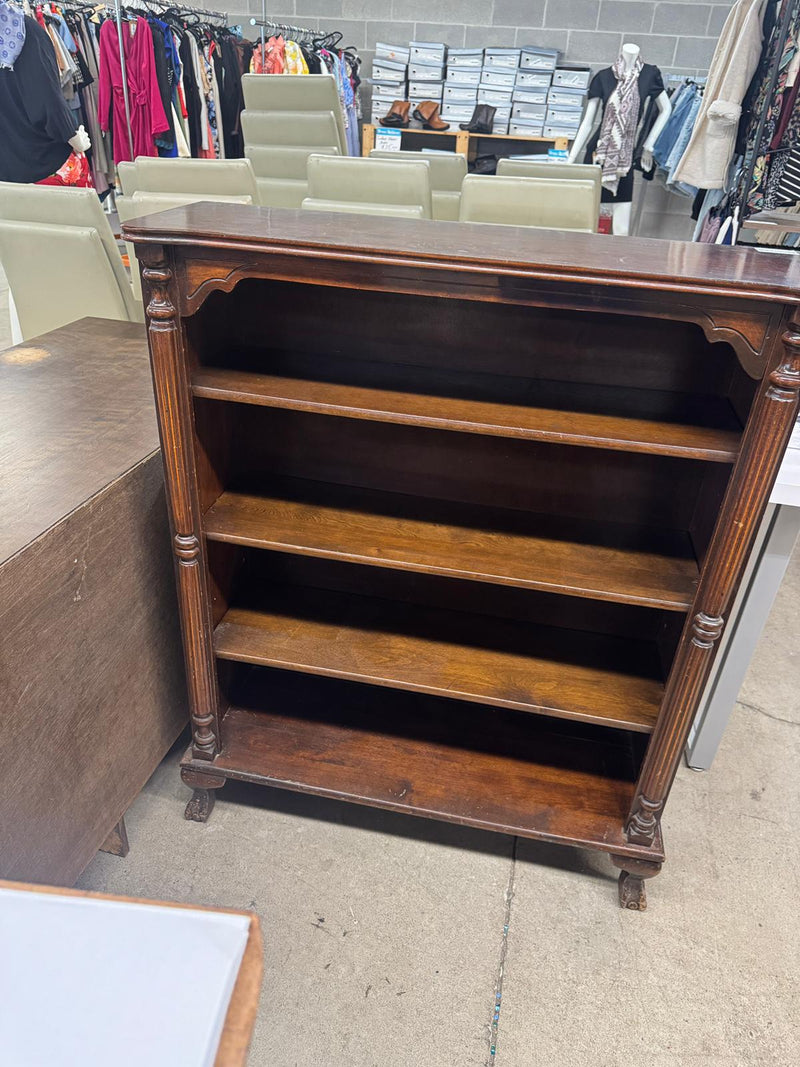 37"W Wooden Bookshelf