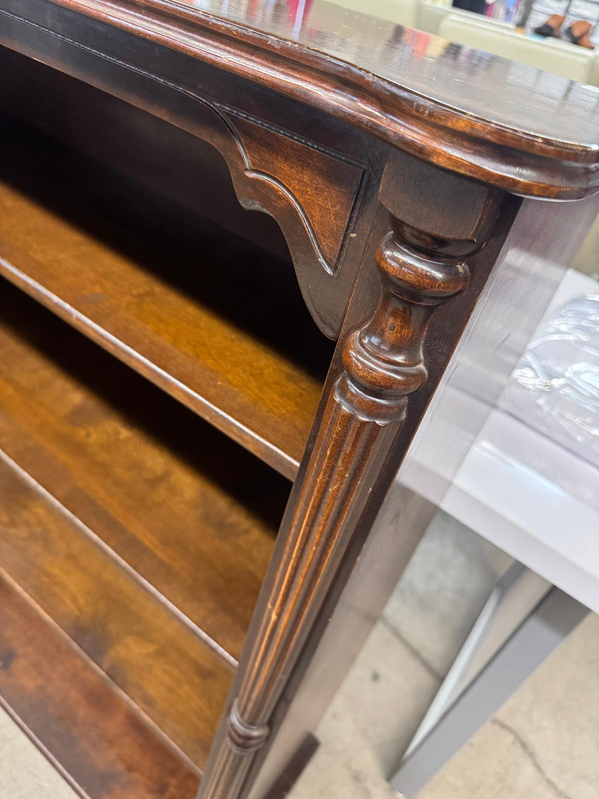 37"W Wooden Bookshelf