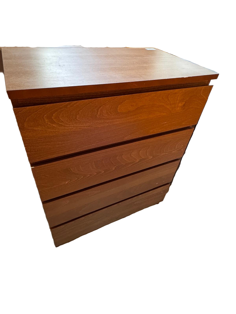 32"W Wooden 4-Drawer Dresser