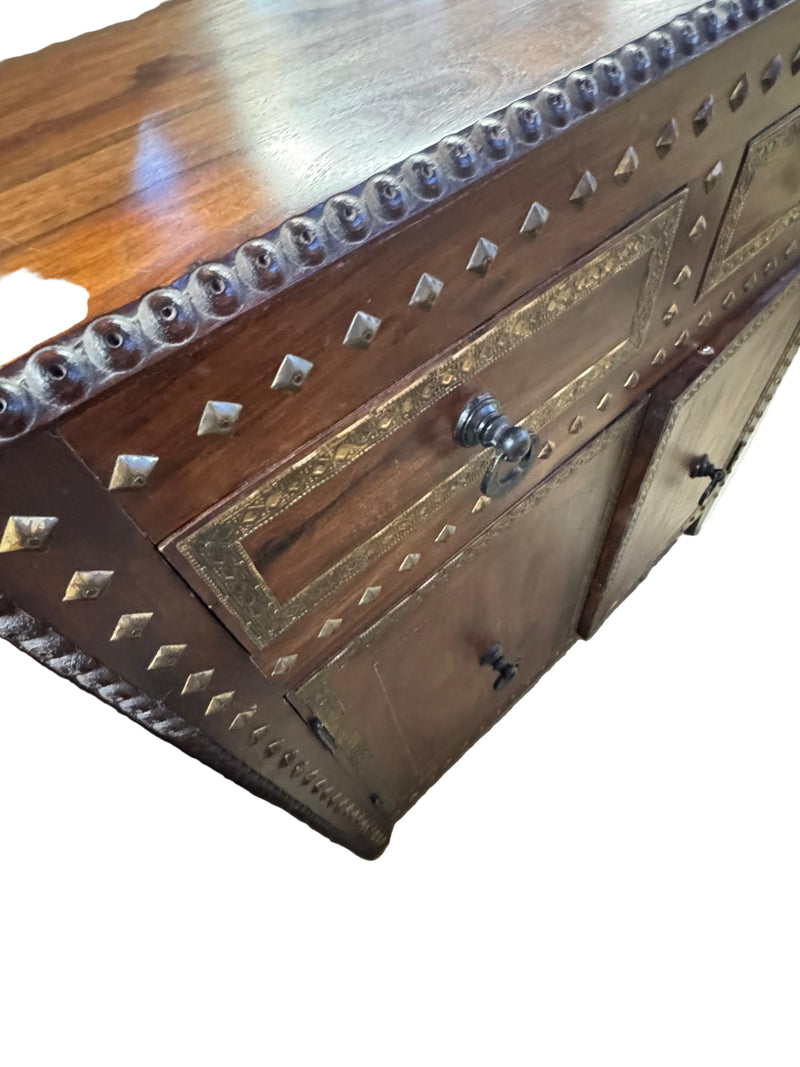 35"W Wooden Old Style Dresser