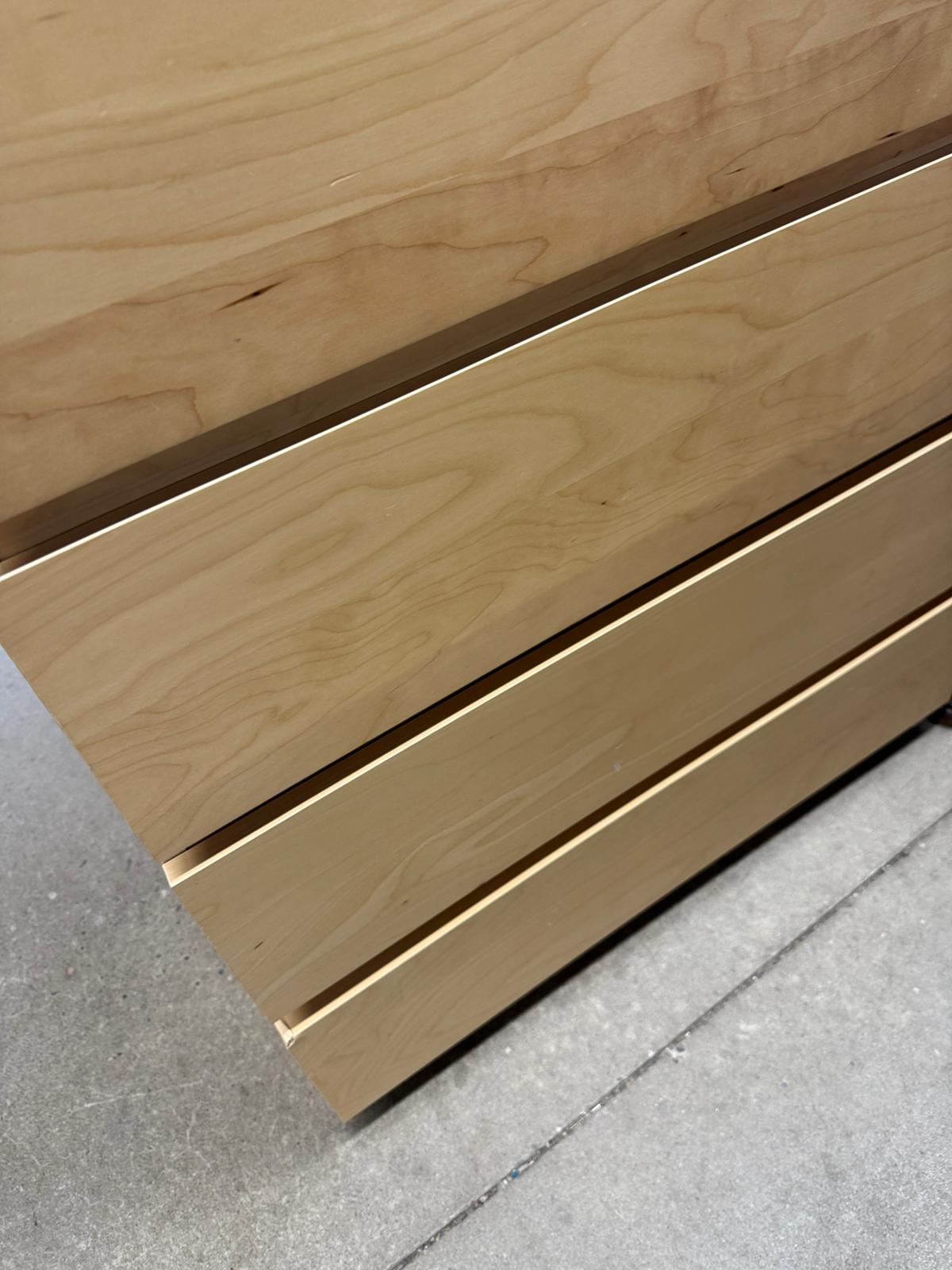 32"W Wooden 4-Drawer Dresser