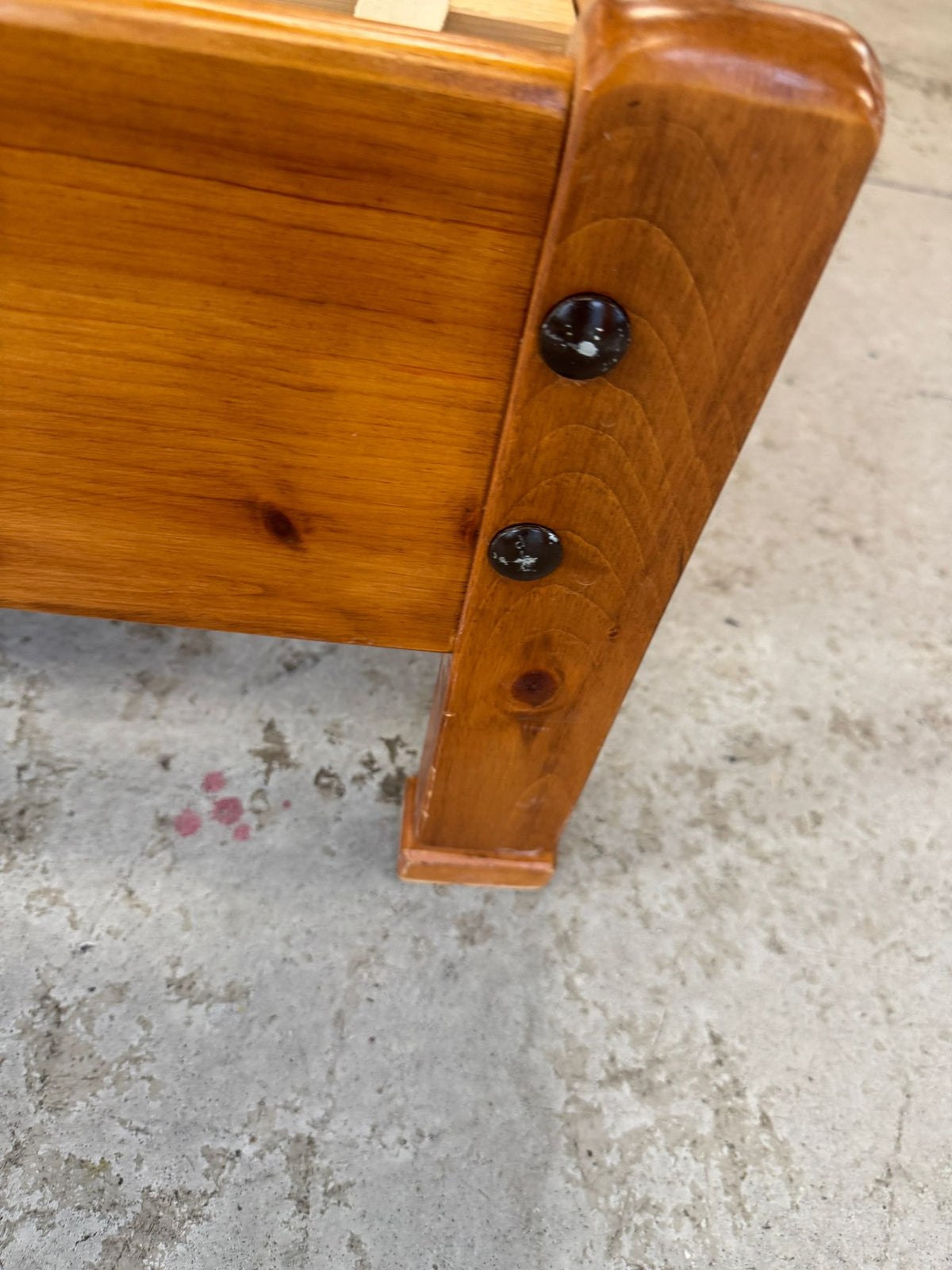 41"W Twin Wooden Bedframe