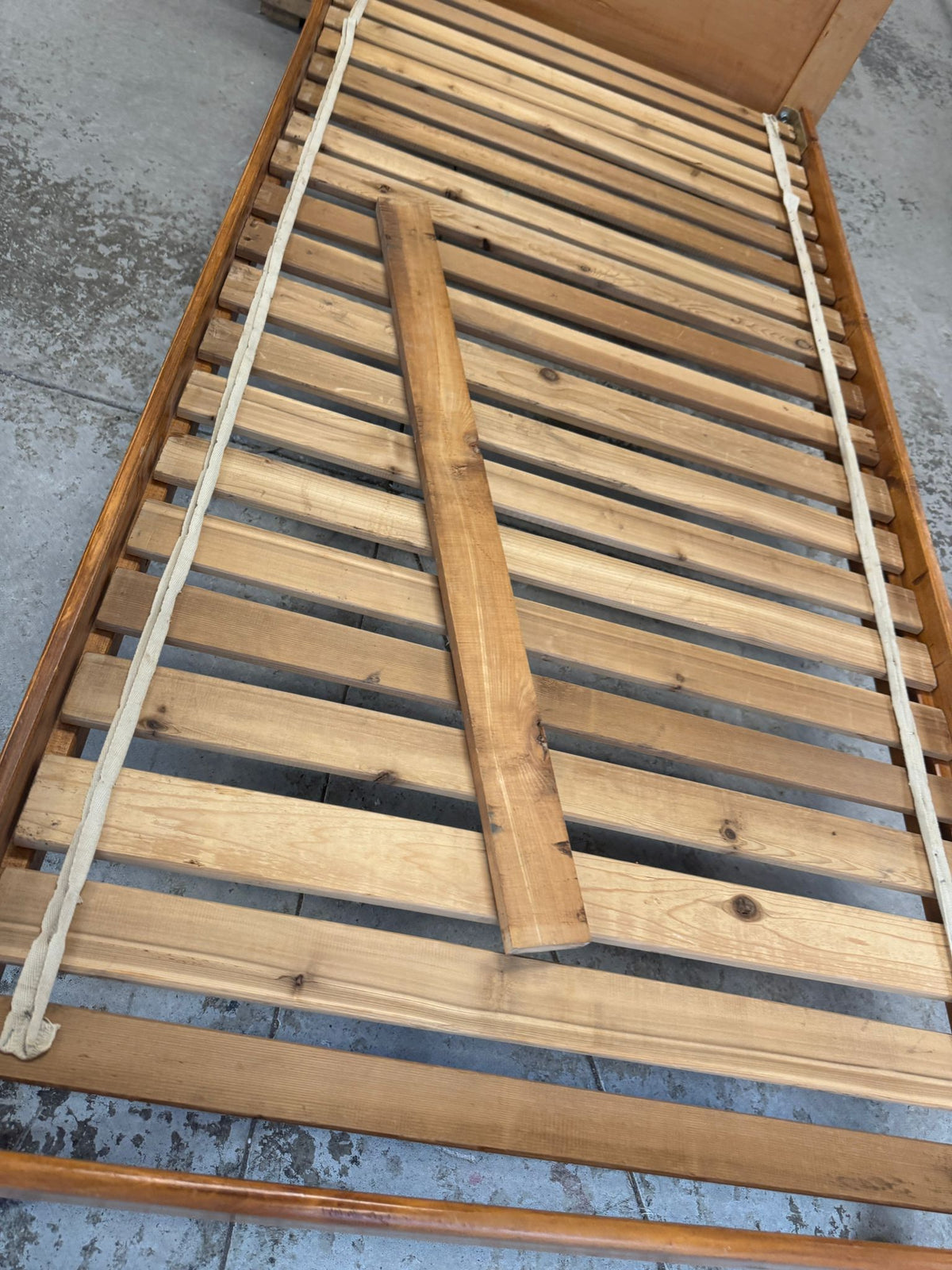 41"W Twin Wooden Bedframe