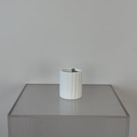 White Cement Flower Pot