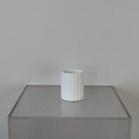 White Cement Flower Pot