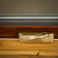 37.5x29.25-Inch Cherry Int. & Cream Ext. Casement Window with Screen & Lock