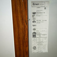 37.5x29.25-Inch Cherry Int. & Cream Ext. Casement Window with Screen & Lock