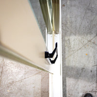 71x80-Inch Sliding Patio Door Brown Ext. w/ Built-In Blinds & Privacy Lock