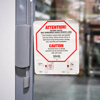 71x80-Inch Sliding Patio Door Brown Ext. w/ Built-In Blinds & Privacy Lock