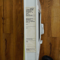 28x18-Inch Awning Window in White with Sash Lock and Screen