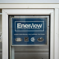 28x18-Inch Horizontal Single Slider Window in White with Screen