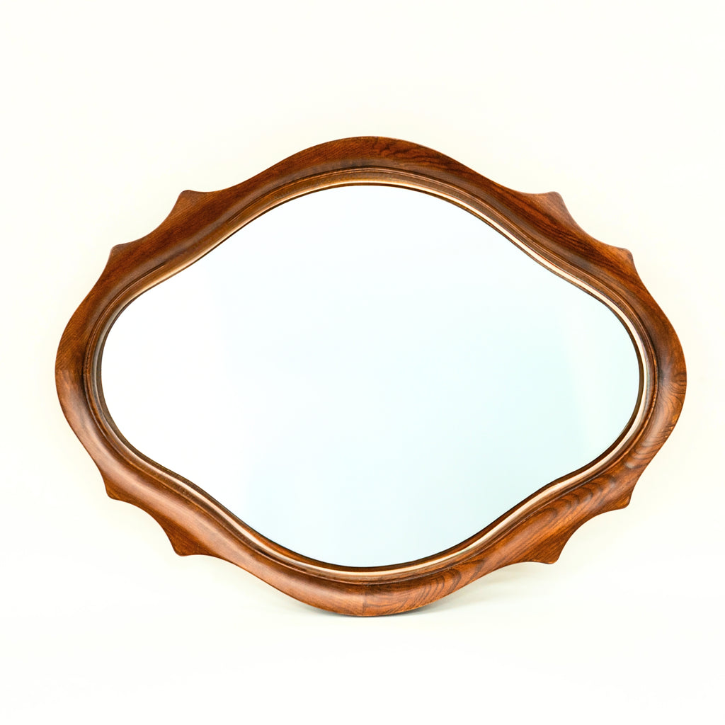 Oval Wall Mirror - Wood Frame – Habitat ReStore GTA