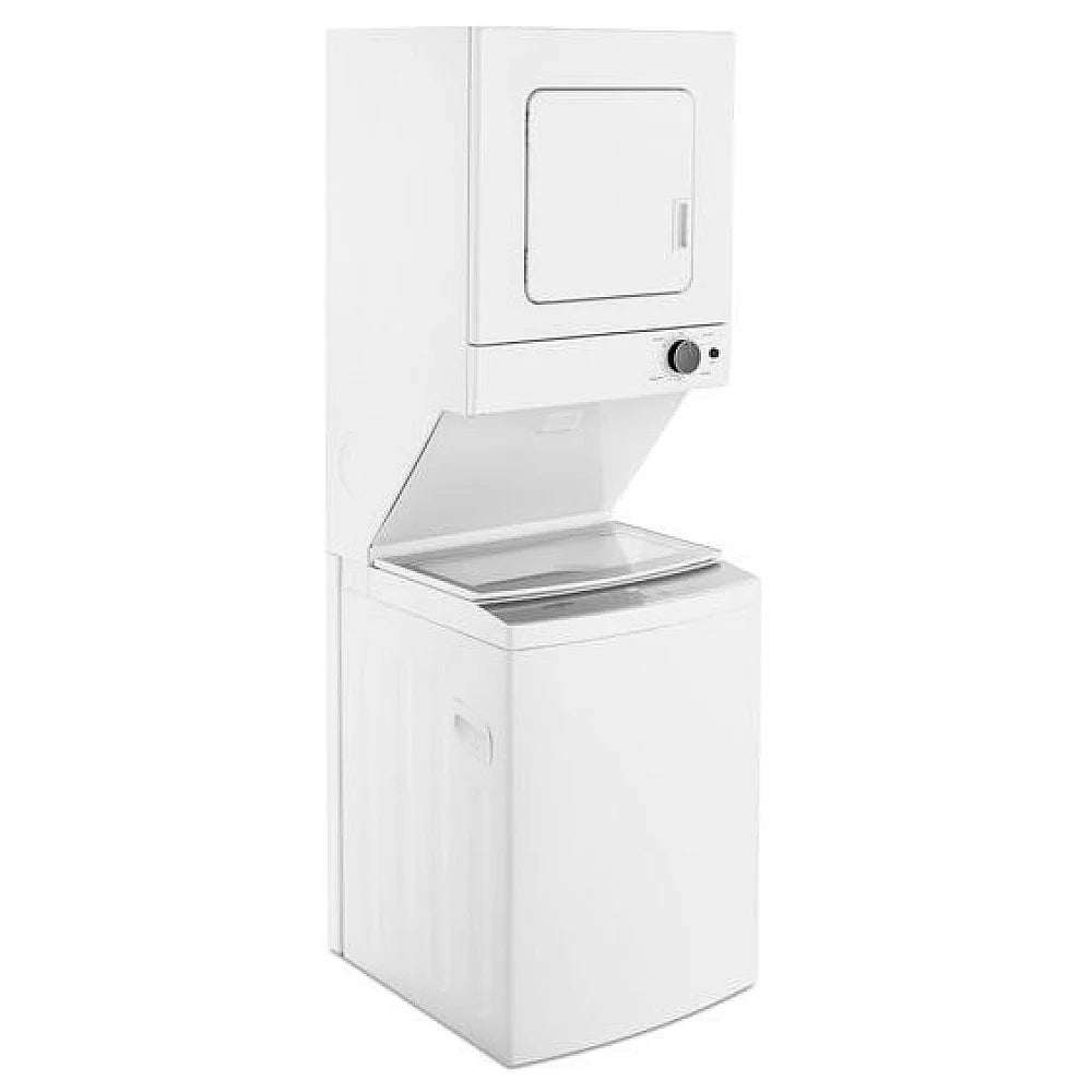 1.8 cu. ft. Stacked Electric Washer and Dryer in White