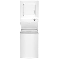 1.8 cu. ft. Stacked Electric Washer and Dryer in White