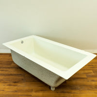 Mirolin Mella SlimLine Drop In Bath- White