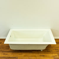 Mirolin Mella SlimLine Drop In Bath- White