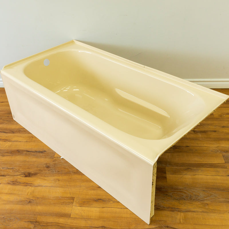 Lyons Left Hand Elite Bathtub- Bone