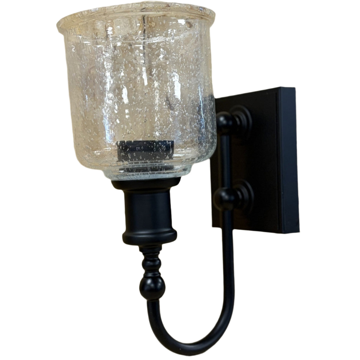 Lite Z-Lite Kinsley Contemporary Matte Black 1 Light Wall Sconce (SET OF 2)