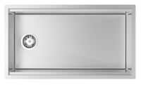 Zomodo Stainless Steel Kitchen Sink - INC762 Single (32 in. x18 in.)