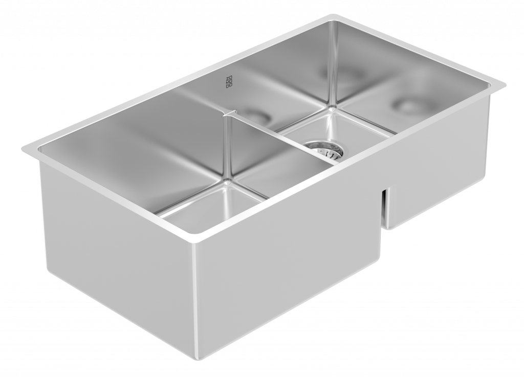 Zomodo Montego Low Divide 31 in. 60/40 Double Sink - MOC457DC (31 in. x 18 in.)