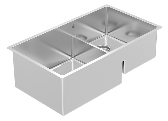 Zomodo Montego Low Divide 31 in. 60/40 Double Sink - MOC457DC (31 in. x 18 in.)