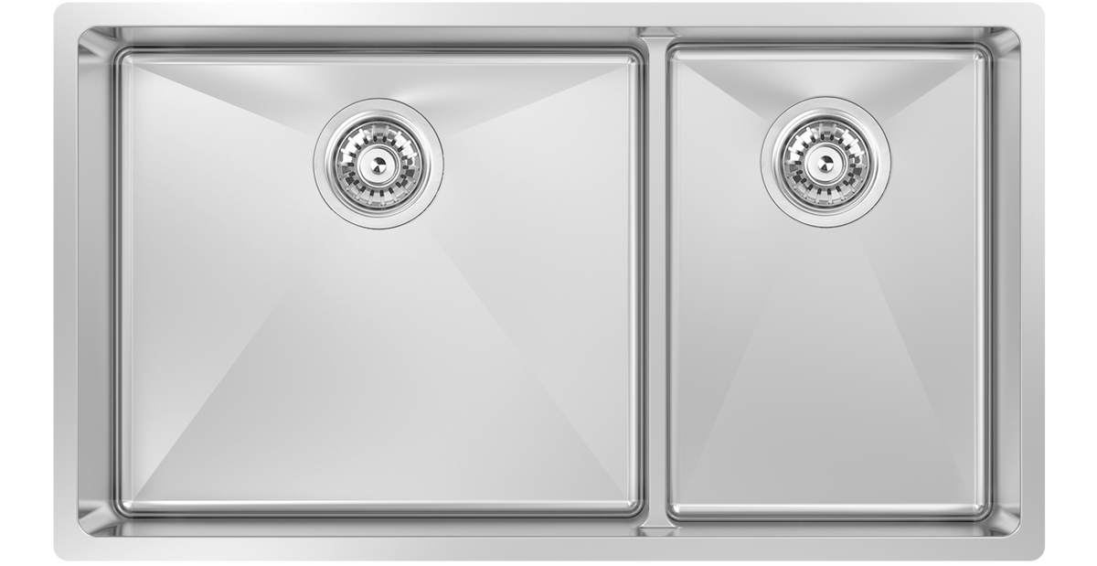 Zomodo Montego Low Divide 31 in. 60/40 Double Sink - MOC457DC (31 in. x 18 in.)