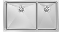 Zomodo Montego Low Divide 31 in. 60/40 Double Sink - MOC457DC (31 in. x 18 in.)