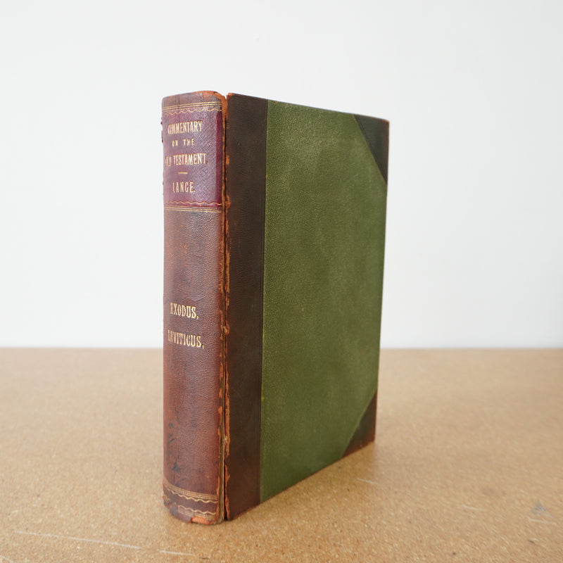 A Commentary On The Holy Scriptures: Exodus, Leviticus - Hardcover 1899