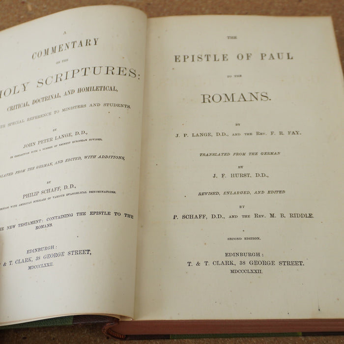 A Commentary On The Holy Scriptures: Romans 1899