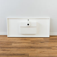 48-inch Porcelain Drop-in Sink in White