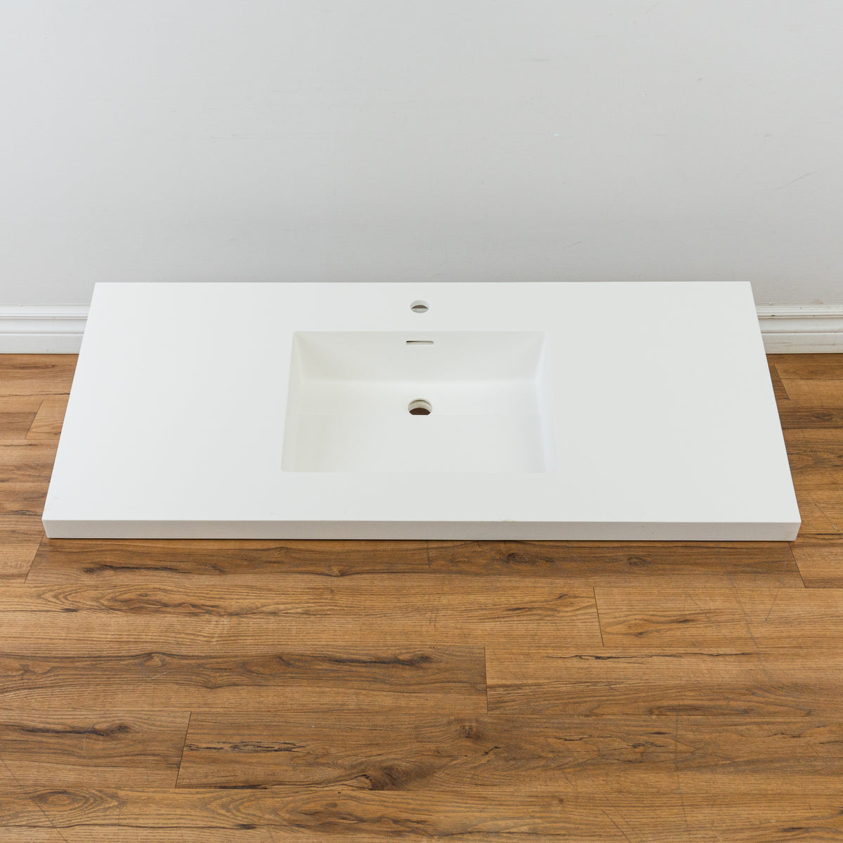 48-inch Porcelain Drop-in Sink in White