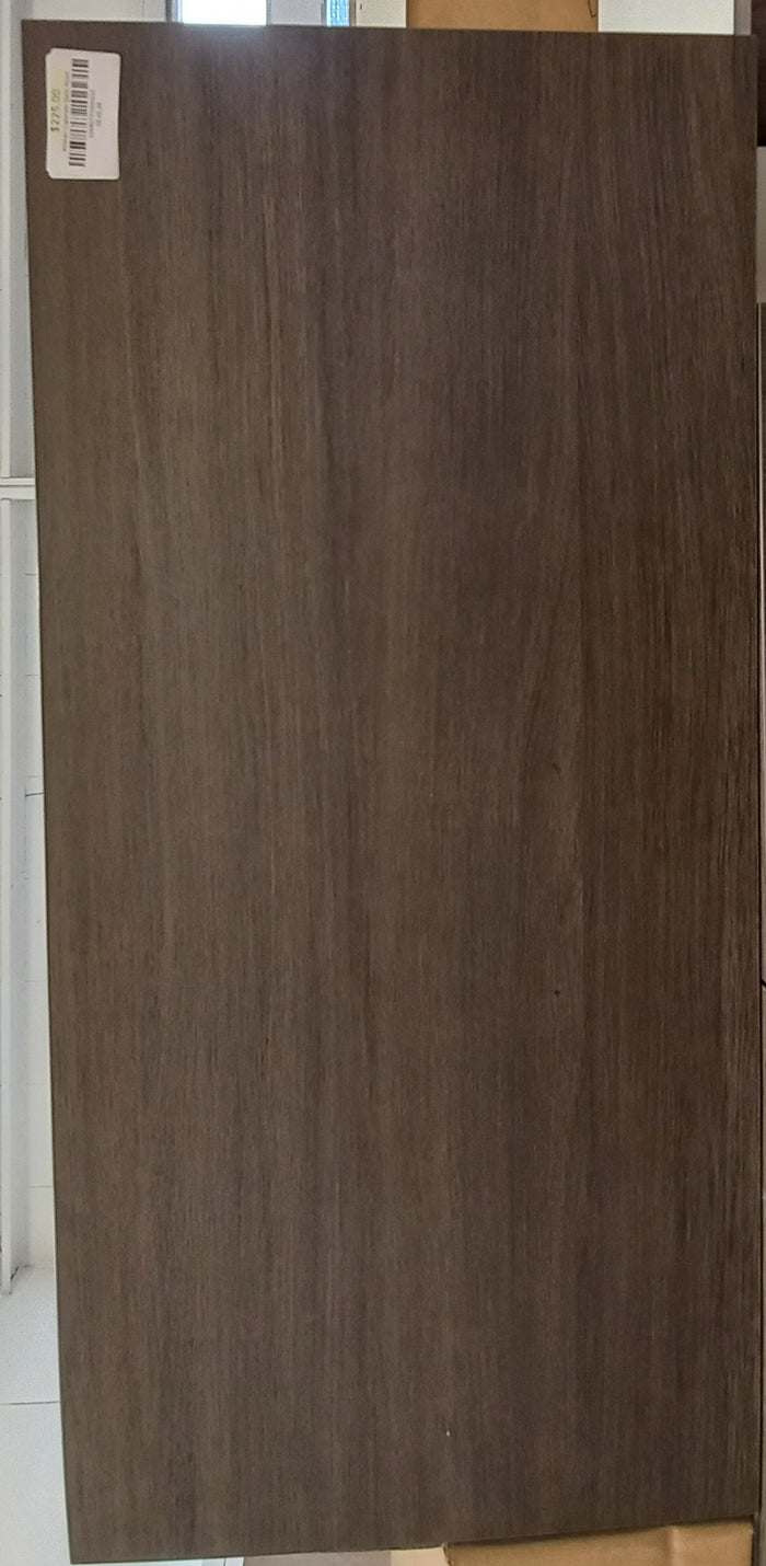 Kitchen Cabinets - Dark Wood Upper Cabinets 14" W