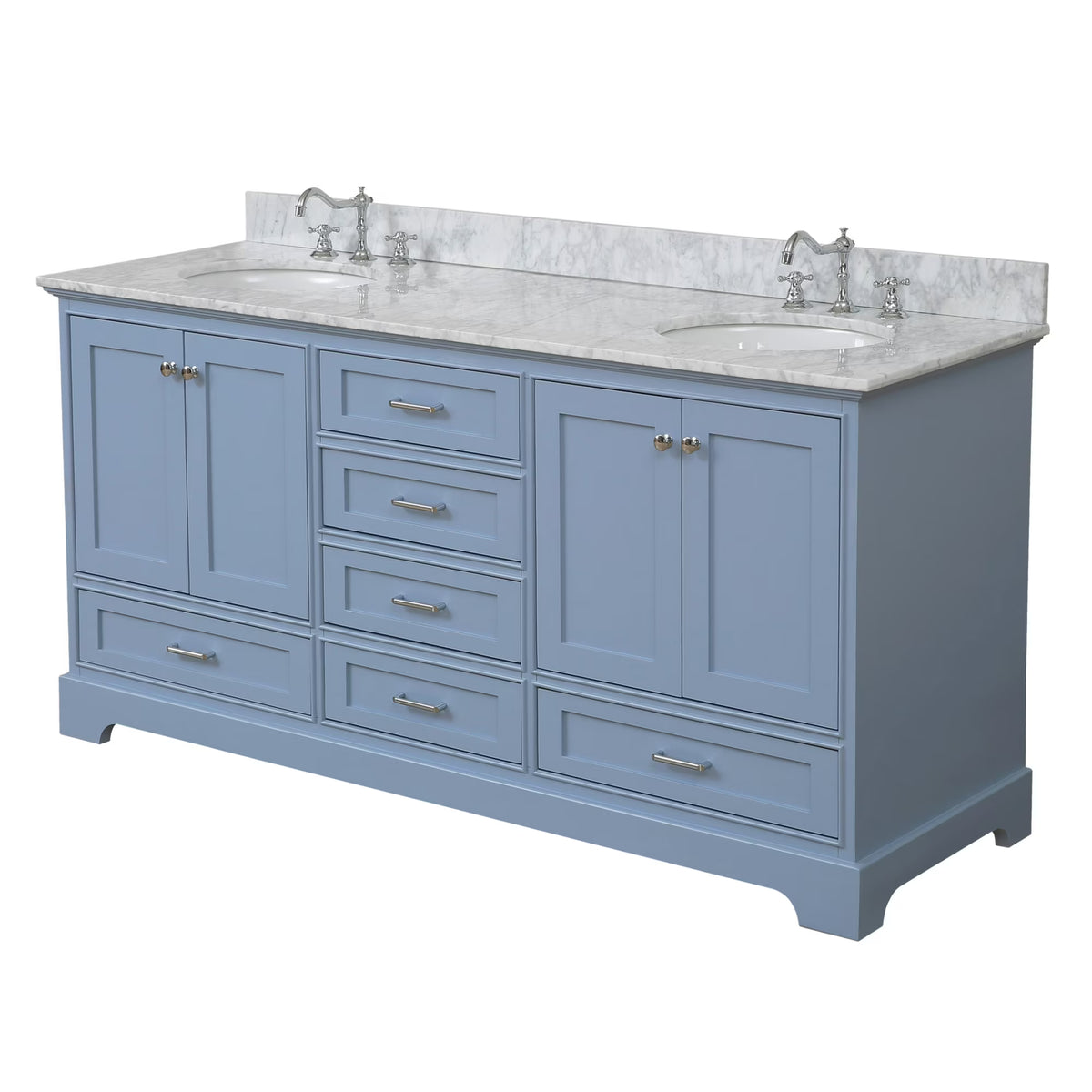 Harper 72" Double Vanity - Powder Blue
