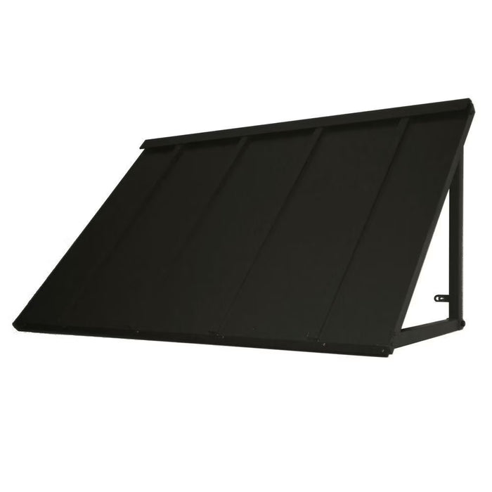Awntech 4 ft. Houstonian Metal Standing Seam Awning (Black)