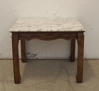 Side Table with Marble Top
