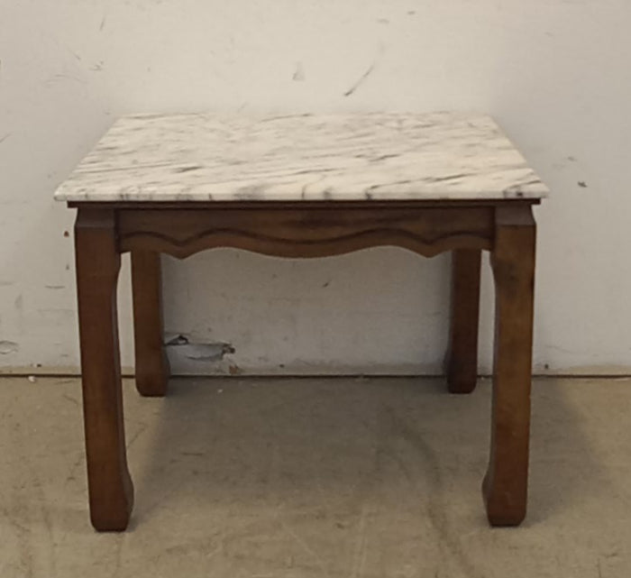 Side Table with Marble Top