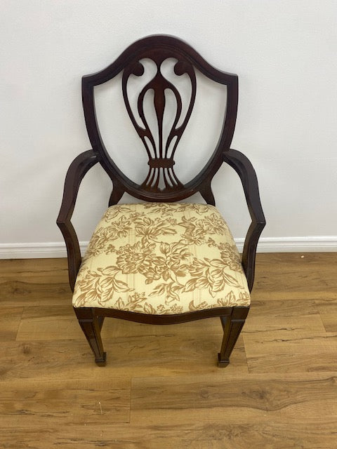 Hepplewhite Style Mahogany Armchair