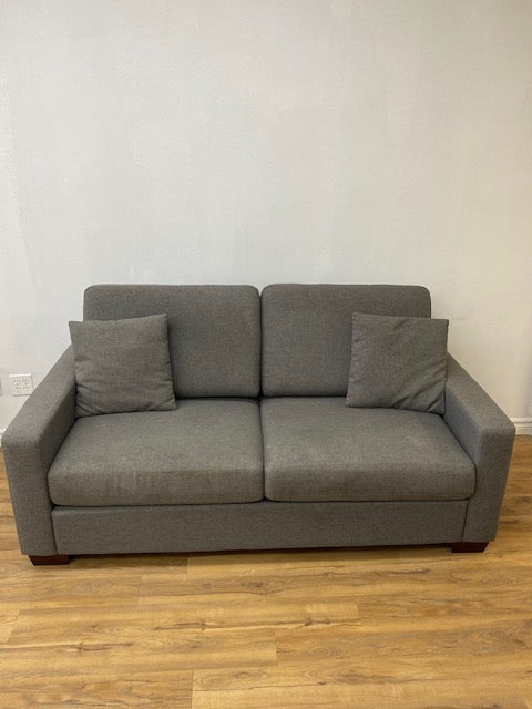 Grey Modern Loveseat Sofa