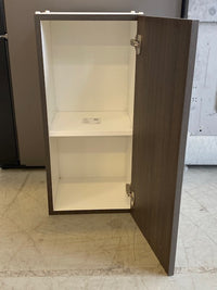 Dark Brown 12 Inch Wide Upper Cabinet