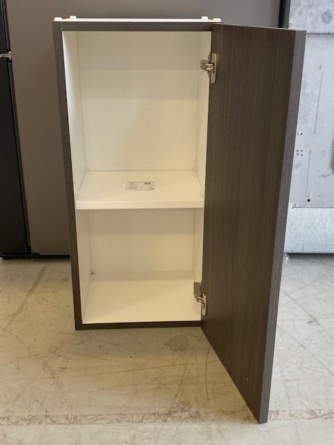 Dark Brown 14 Inch Wide Upper Cabinet