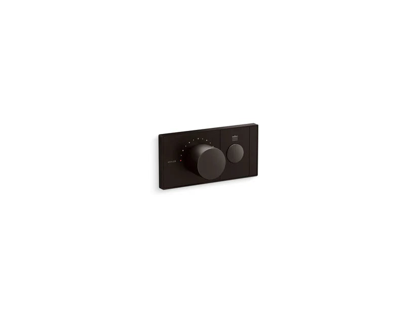 KOHLER K-26345-9-BGP One-outlet recessed mechanical thermostatic valve control - Brushed Graphite