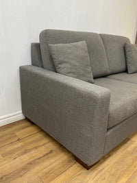 Grey Modern Loveseat Sofa