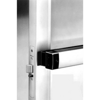 Mortise Exit Device, Clear Anodized Push Bar, 36-Inch Door Width