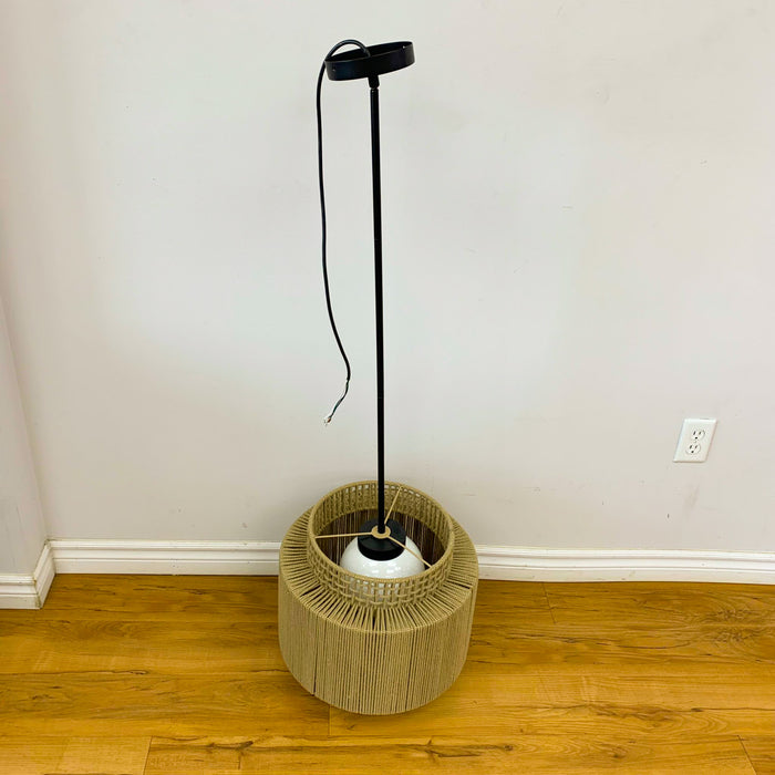 Aden 1-Light 16-inch Pendant Light in Dark Beige