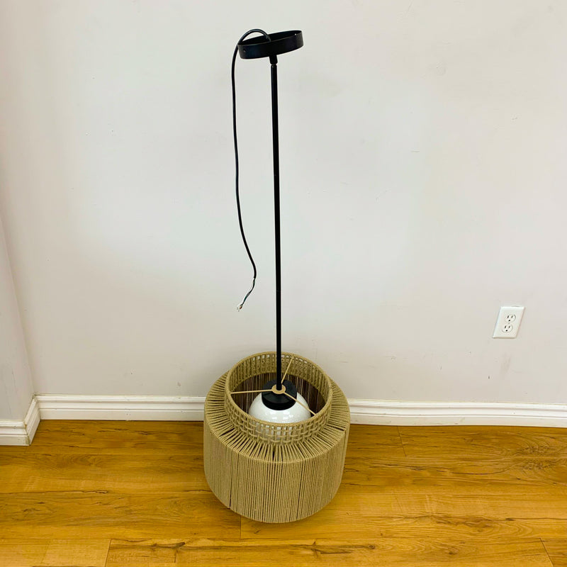 Aden 1-Light 16-inch Pendant Light in Dark Beige