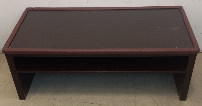 Dark Brown Entertainment Unit with Padded Edges