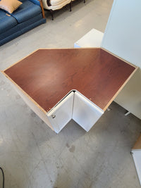White Corner Kitchen Cabinet