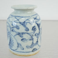 Antique Chinese Blue and White Porcelain Ink Container