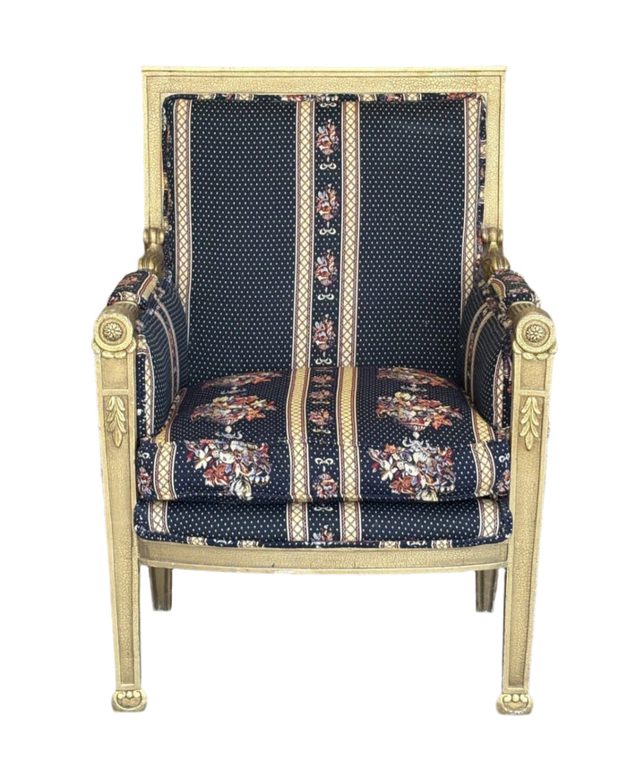 Antique Hand Carved Arm Chair